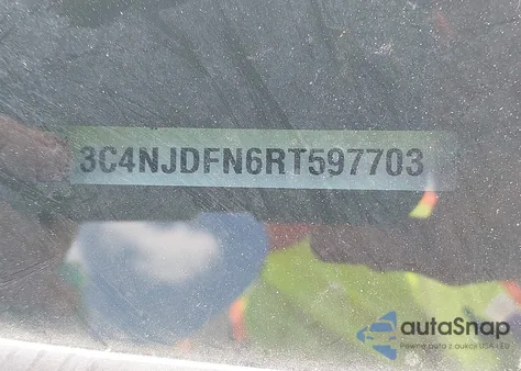 2024 Jeep Compass Latitude Lux Fwd из США, поврежденный, VIN 3C4NJDFN6RT597703